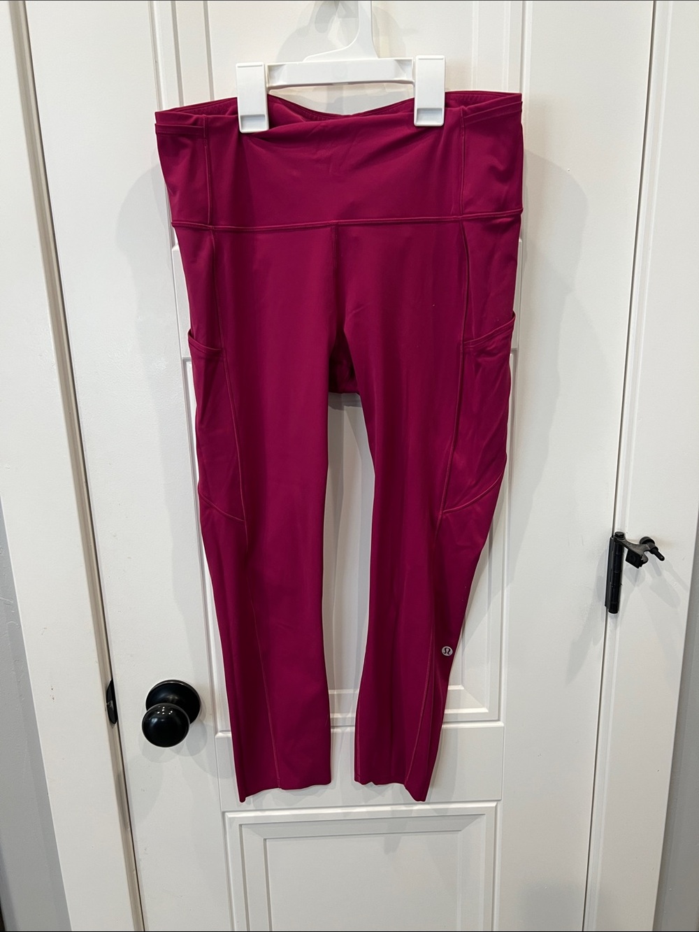lululemon athletica Hot Pink High-Rise Workout Leggings